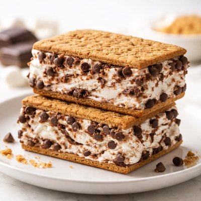 Мороженое-бутерброд сморес Blue Bunny