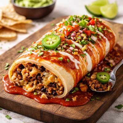 Smothered burrito