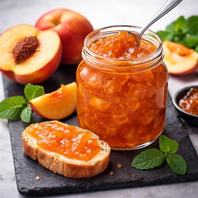 Smuckers peach jam