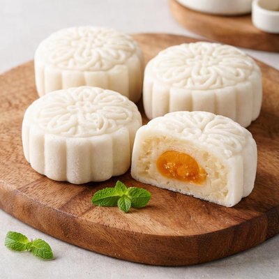 Snow skin mooncake