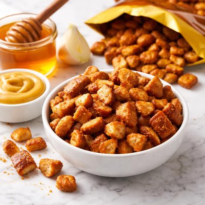 Snyders honey mustard and onion pretzel pieces