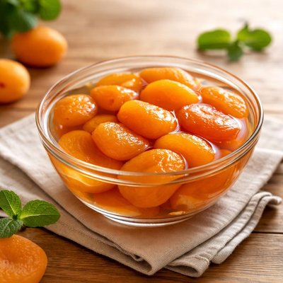 Soaked apricot