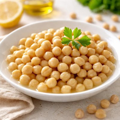 Soaked chickpeas