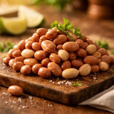 Soaked groundnuts