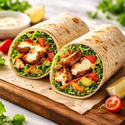 Sofresh restaurant classic wrap with blackened chicken