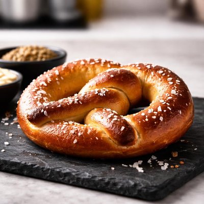 Soft ballpark pretzel