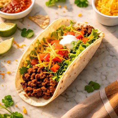 Soft beef taco taco bell