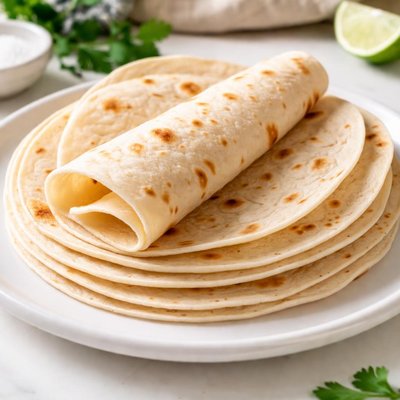 Soft flour tortilla