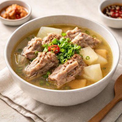 Soft pork bone soup