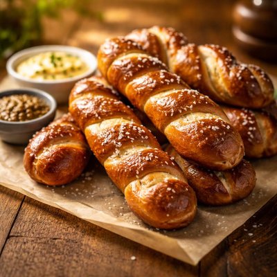 Soft pretzel twist