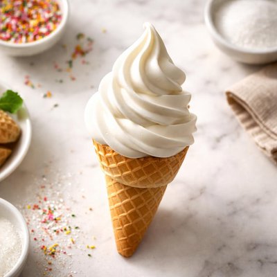 Soft serve cone