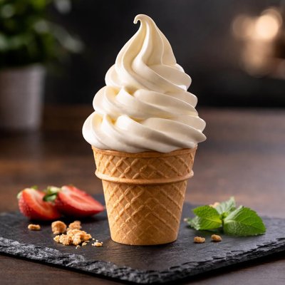 Soft serve icecream