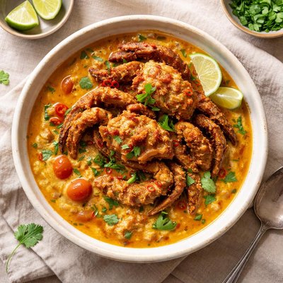 Soft shell crab curry