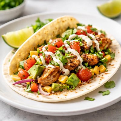 Soft taco tortilla