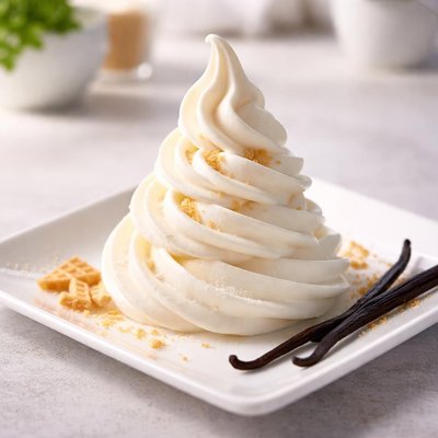 Soft vanilla ice cream
