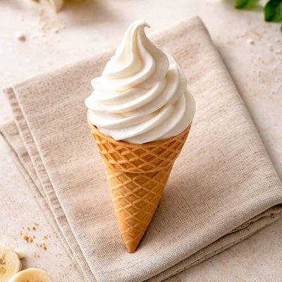 Softserve ice cream cone