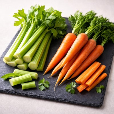 Some celery and carrots