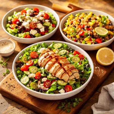Algunas ensaladas