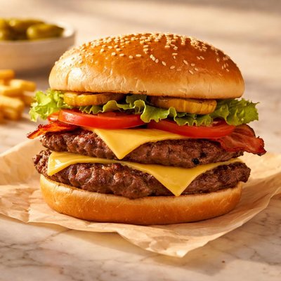 Sonic double cheese burger