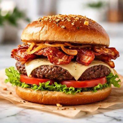 Sonic garlic butter bacon burger