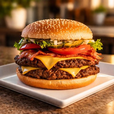 Sonic quarter pound double cheese burger
