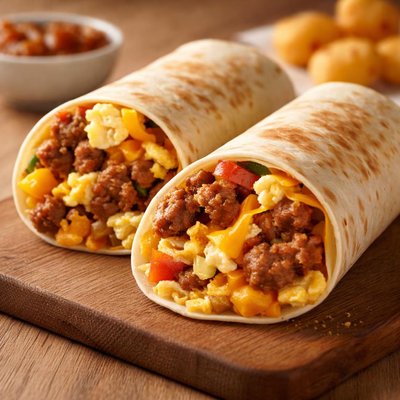 Sonic sausage breakfast burrito