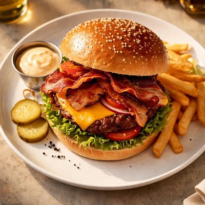 Sonis bacon burger