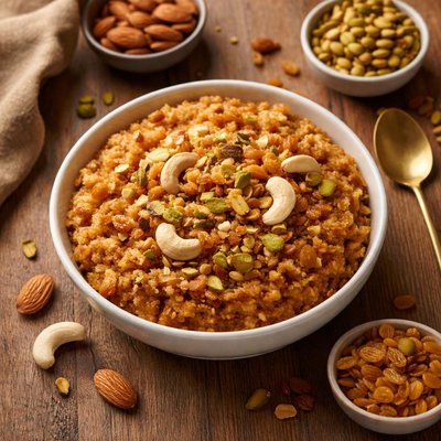 Sooji dry fruits ka halwa