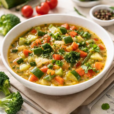 Vegetable soup sem batata