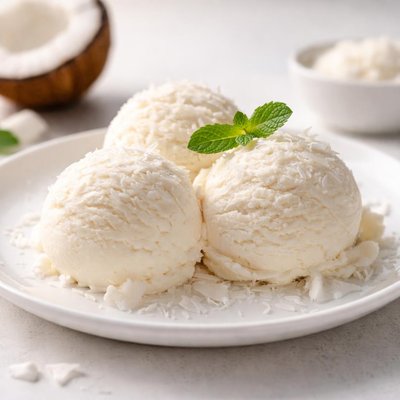 Sorvete de coco