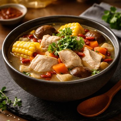 Soup spoon sg chicken