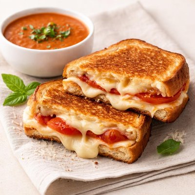 汤匙番茄芝士吐司