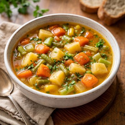 Soup vegetable potato