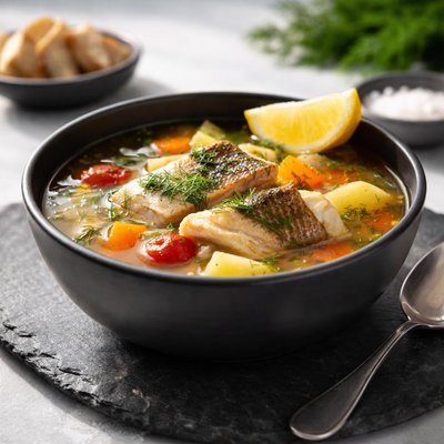 Soup with fish