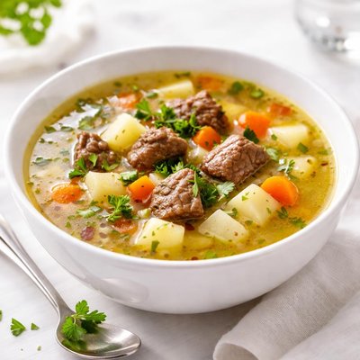 Soup with meat