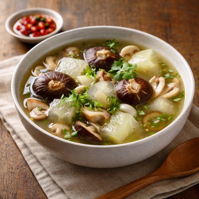 冬瓜蘑菇汤