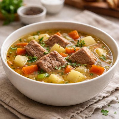 Soup with pork