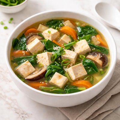 Soup with tofu