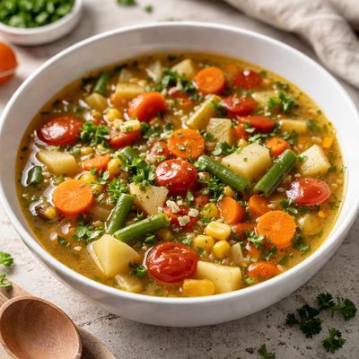 Soup with vegetables