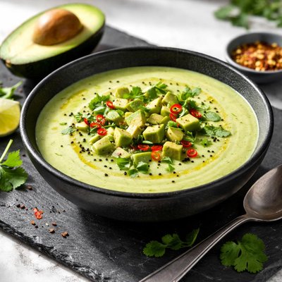Soupe avocat