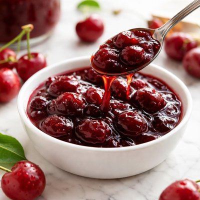 Sour cherry jam