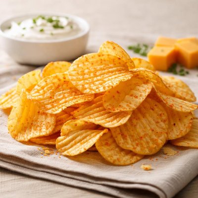 Sour cream and cheddar chips