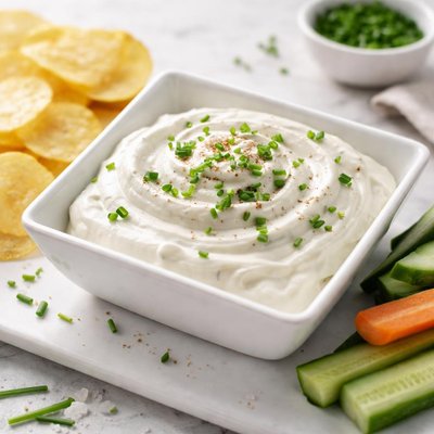 Sour cream and chive dip