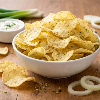 Sour cream and onions chips