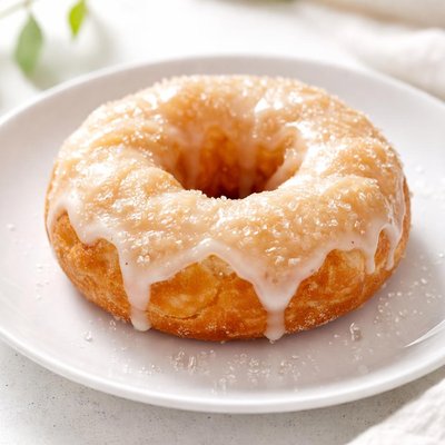 Sour cream glazed donut