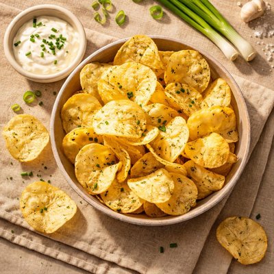 Sour cream onion chips