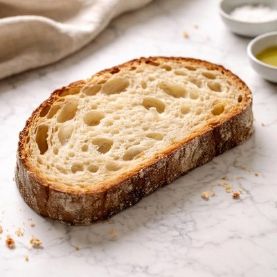 Sour dough bread slice