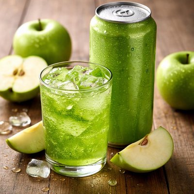 Sour green apple ghost energy drink