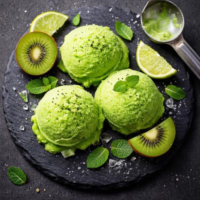 酸奇异果冰淇淋