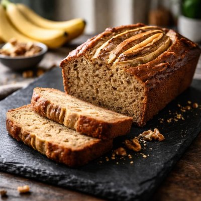 Sourdough banana bread